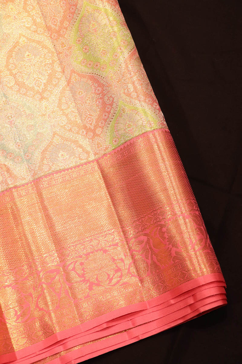 Contemporary Bridal Tissue Kanjeevaram Silk Saree AI209675